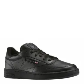 Reebok Women's Club C 85 in Black/Black Care Ease spring fresh