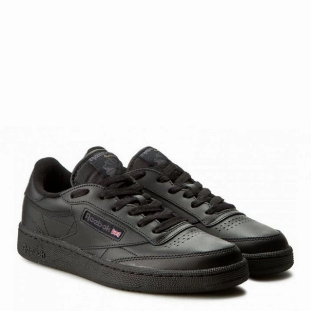 Reebok Women's Club C 85 in Black/Black Shine Bright