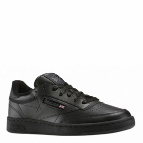 Reebok Women's Club C 85 in Black/Black Care Ease spring fresh