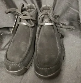 Fulton -- Men's Casual Boot -- Black Suede Comfortable Footwear Slip-On Design