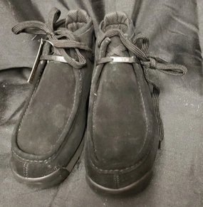 Fulton -- Men's Casual Boot -- Black Suede Comfortable Footwear Slip-On Design