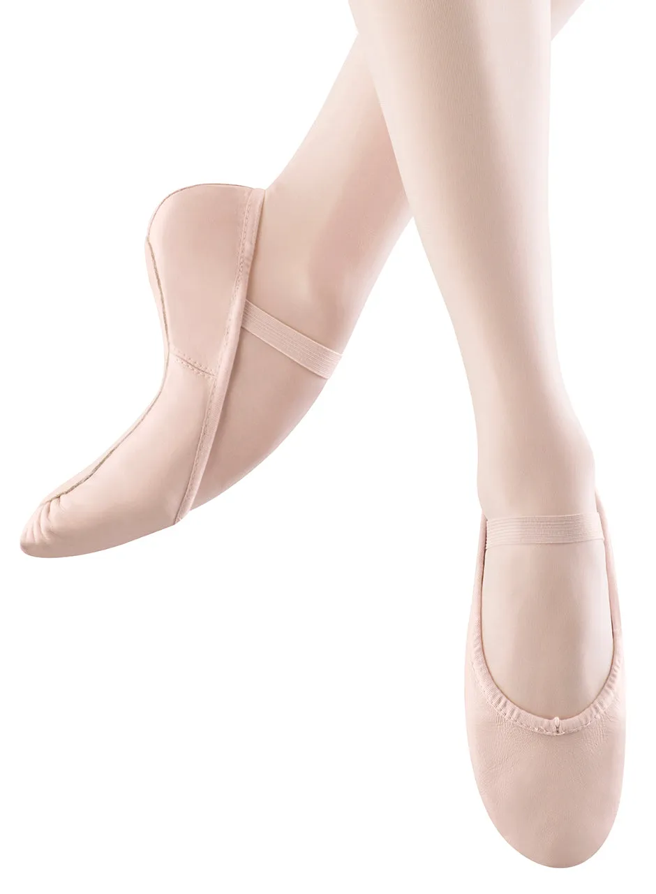 Economy Dansoft -- Leather Full Sole Ballet -- Theatrical Pink Ventilated