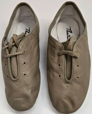 Ocia -- Unisex Split Sole Jazz Oxford -- Tan Hiking Comfort Ankle