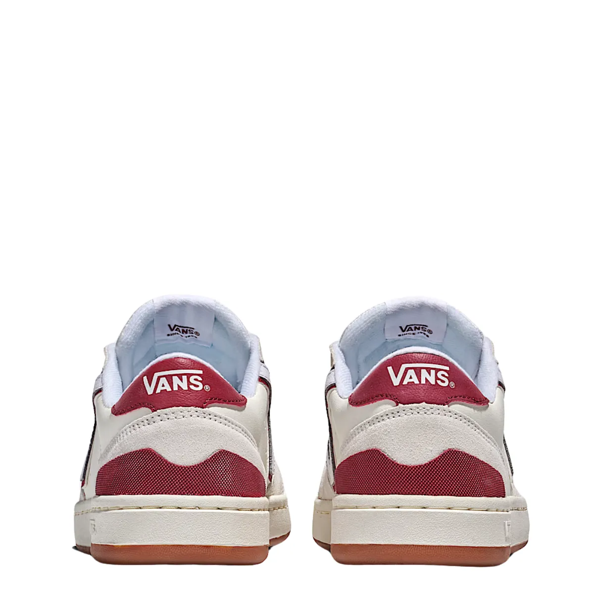 Dance Fit Vans Men's Lowland 2.0 in White/Red