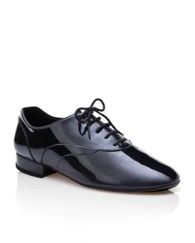 Alexander -- Men's Standard Ballroom Oxford -- Black Patent Sun Glow