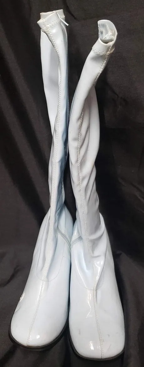 Groom Style 3" Gogo -- Women's Dress Boot -- Light Blue Patent