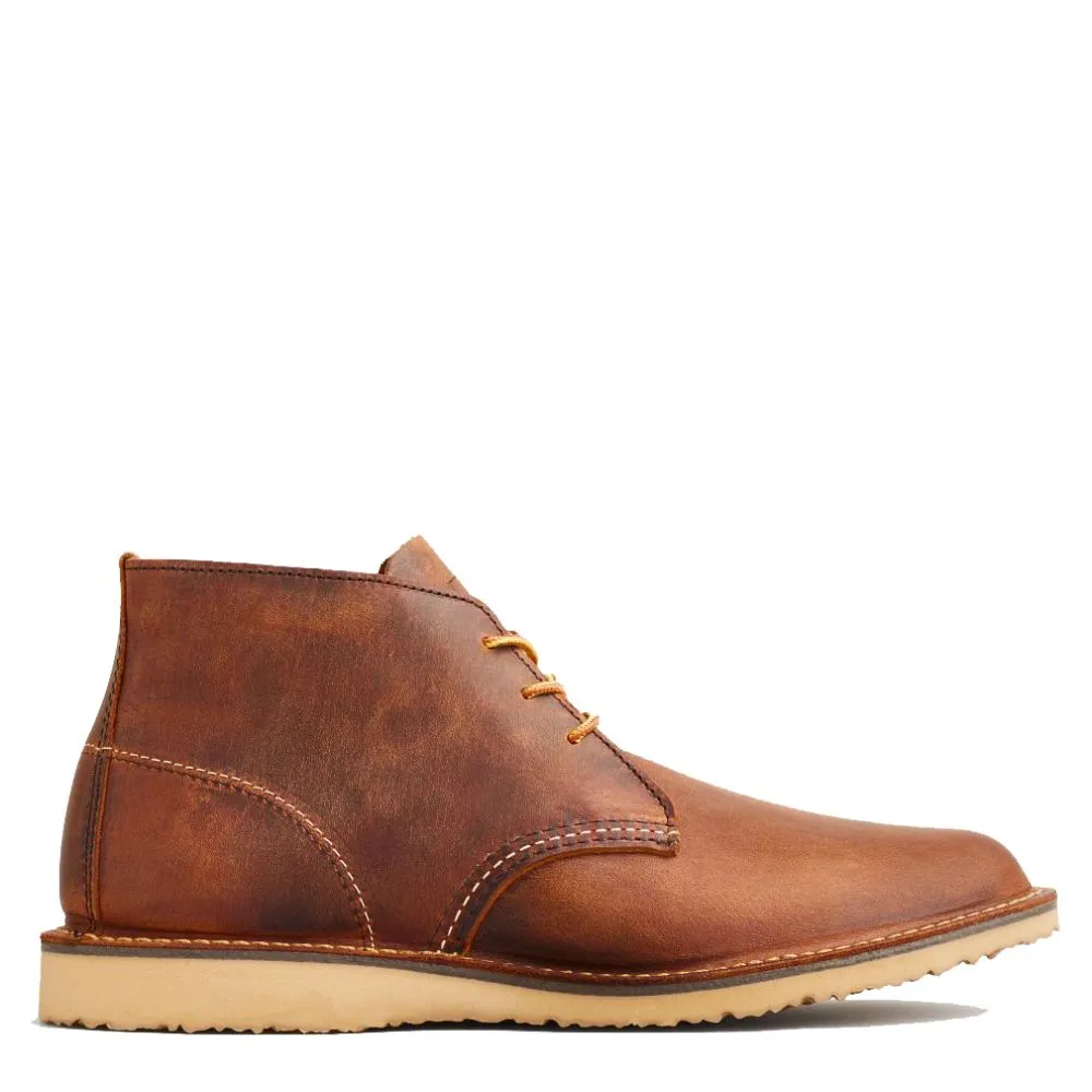 Every Step Red Wing Men's Weekender Chukka 3322 in Copper (D Width) Adventure Ready Street Ready