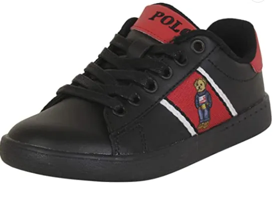 polo ralph lauren kids quilton bear blk red wht Swift Glide