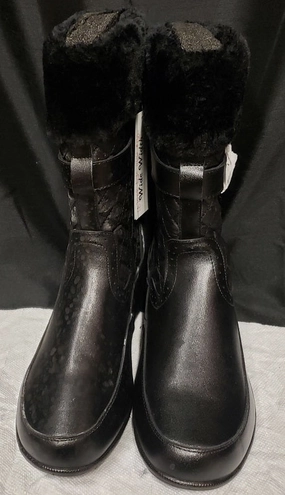 subtle style Aitani -- Women's Casual Zip Boot -- Black