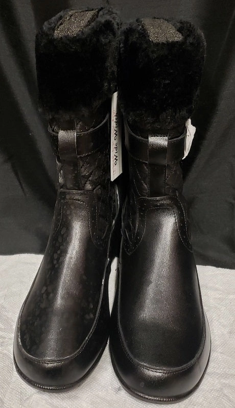 Dance Scene Rich Color Aitani -- Women's Casual Zip Boot -- Black