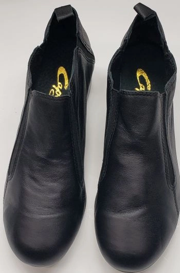 Farida -- Unisex Tap Slip-On -- Black Everyday Wear