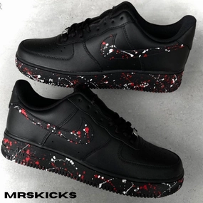 Palm Base Soft Neutral Custom Red Splash Airforce 1