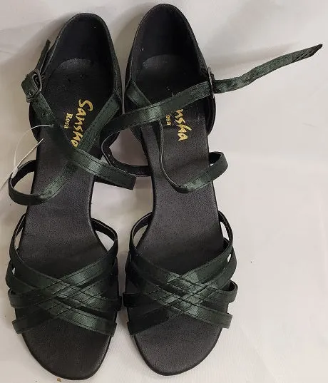 2.5" Rosa -- Flare Heel Latin Sandal Stable base