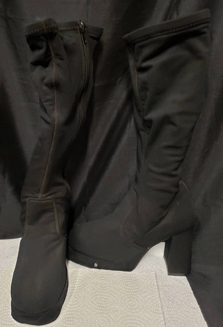 Rich Hue Non Stop Nia -- Women's Microfiber Dress Boot -- Black