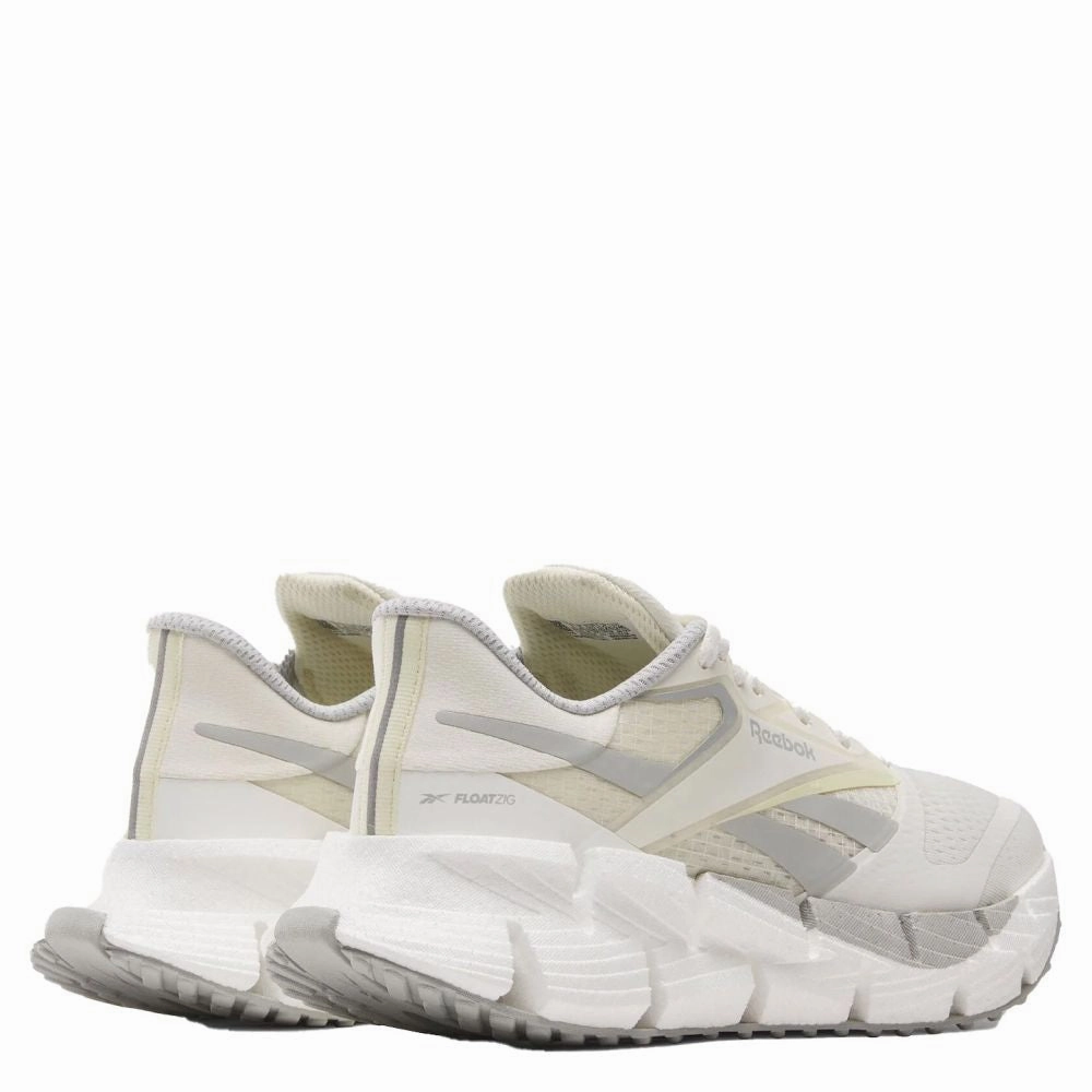 Concert Mood Reebok Women's FloatZig 1 in Chalk/Alabaster/Grey1