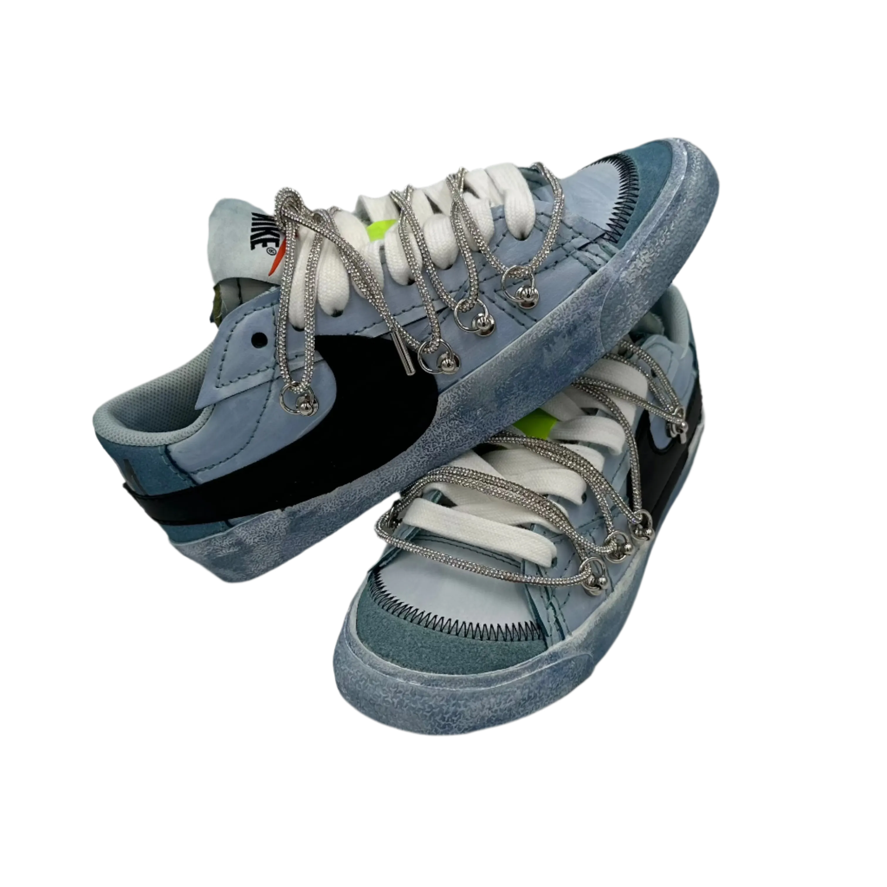 Soft Cushioning Harbor Mood Nike Blazer Low '77 Jumbo ??Over Laces White?? Crystal