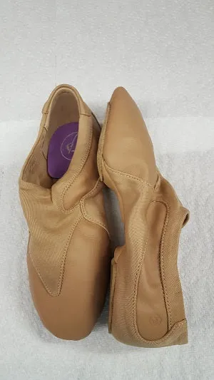 Cool Tone Motion -- Sueded Split Sole Jazz Shoe -- Tan