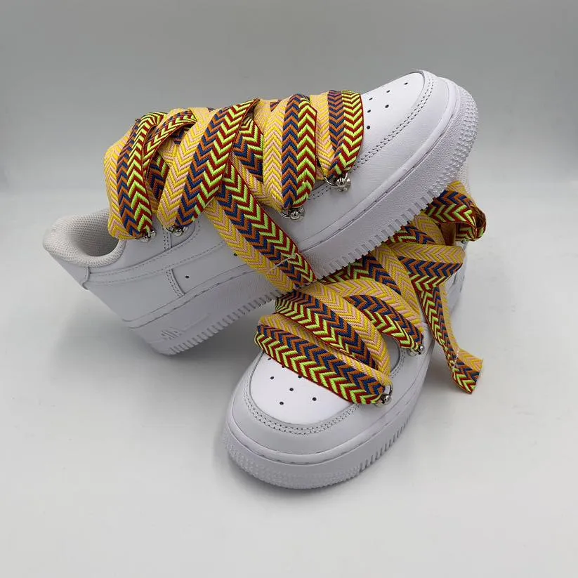 Nike Air Force 1 ??Lanvin Style Lightning" Sky Light Durable Construction