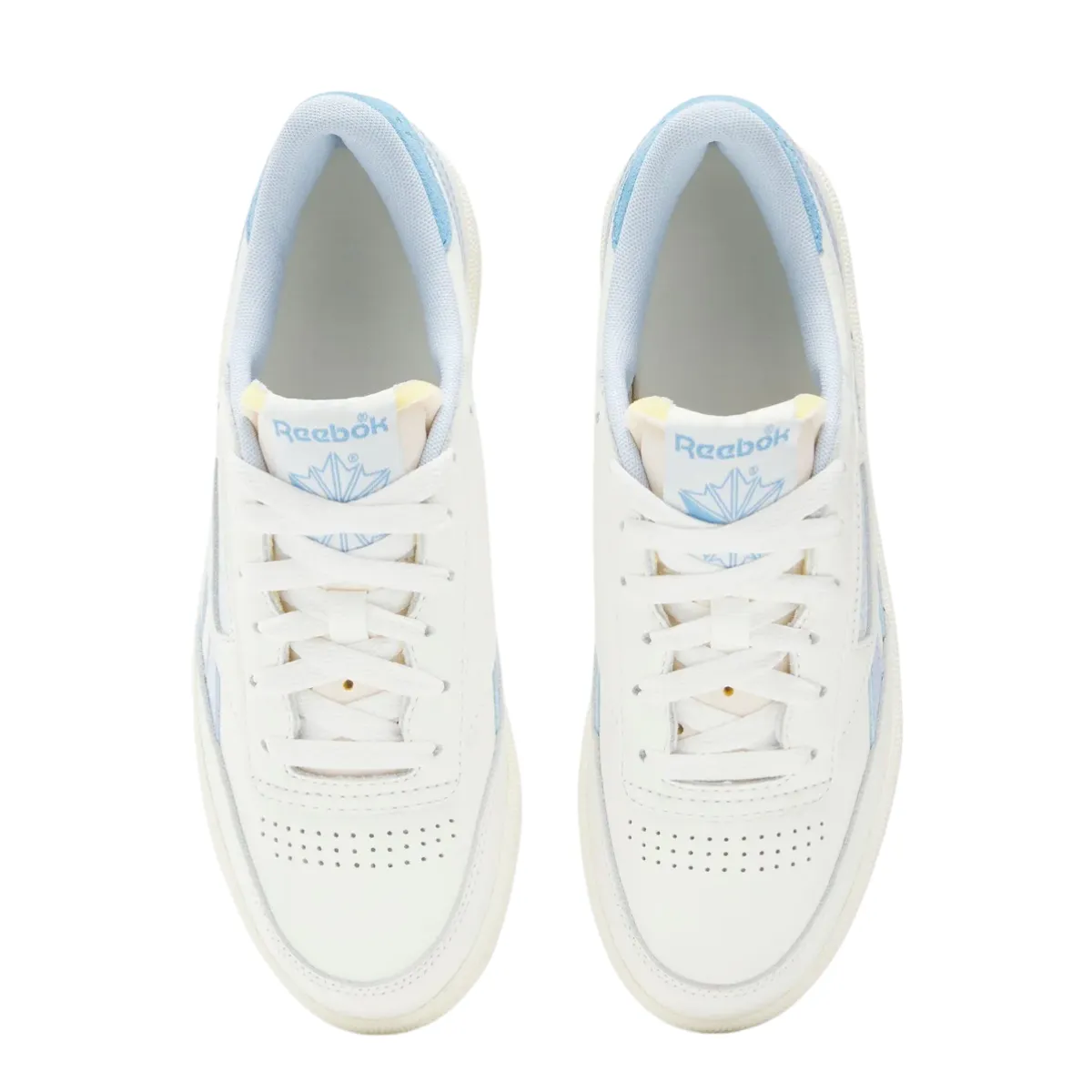 Year Trust Reebok Women's Club C Revenge Vintage in Chalk/Y2k Blue/Recovery Blue