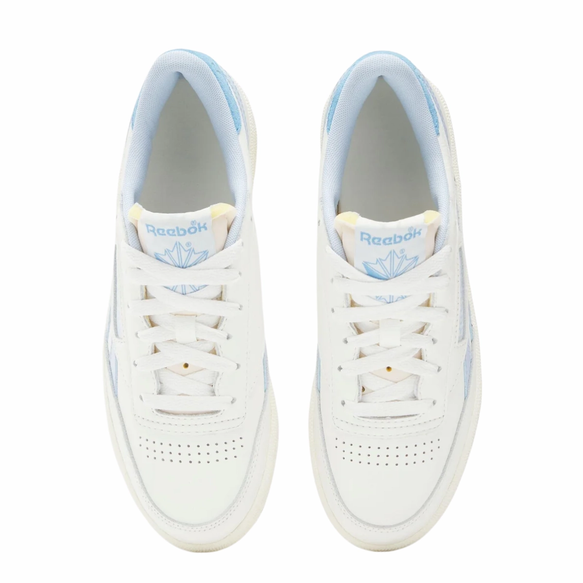 Year Trust Reebok Women's Club C Revenge Vintage in Chalk/Y2k Blue/Recovery Blue