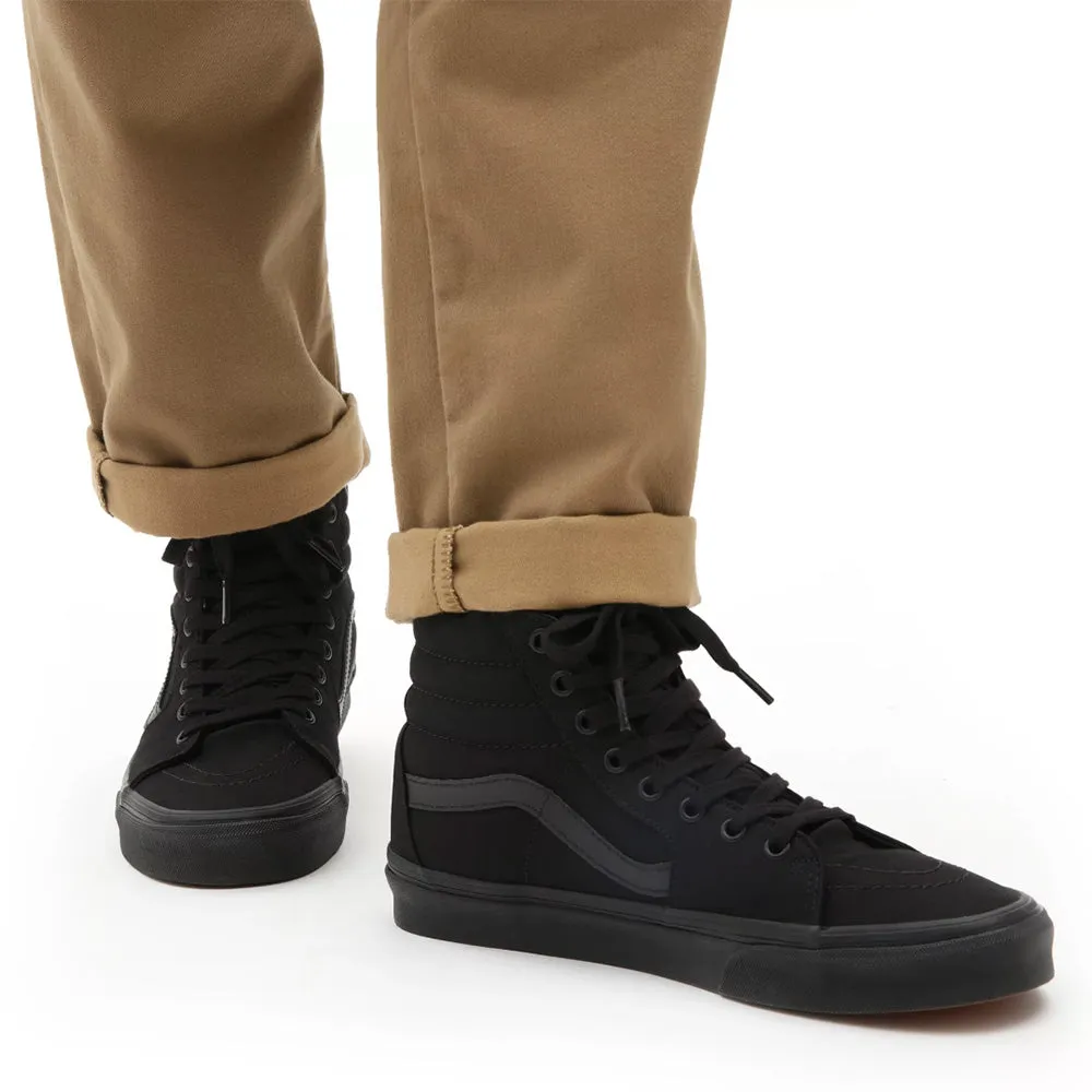 Vans SK8-Hi in Black/Black/Black Adult Ease