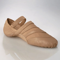 Freeform -- Split Sole Leather Ballet/Lyrical/Modern -- Caramel Greek Ease