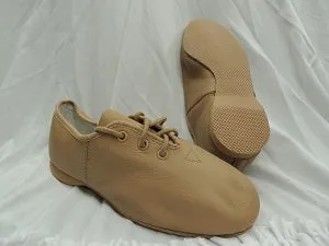 Modern Edge Ventilation holes Darlene Jr. -- Children's Full Rubber Sole Jazz Oxford -- Tan