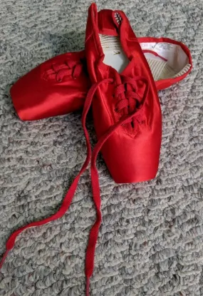 Futura -- Pointe Shoe -- Red Satin Year long Best Seller