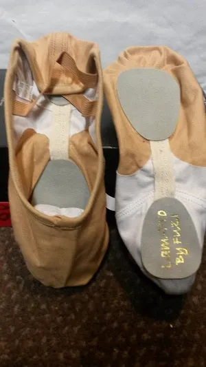 Lam Pro -- Canvas Split Sole Ballet -- Flesh Peace Step