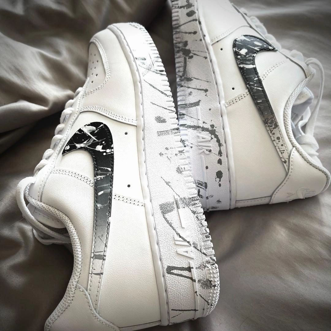 Young Mood Custom Ombre Splatter Airforce 1