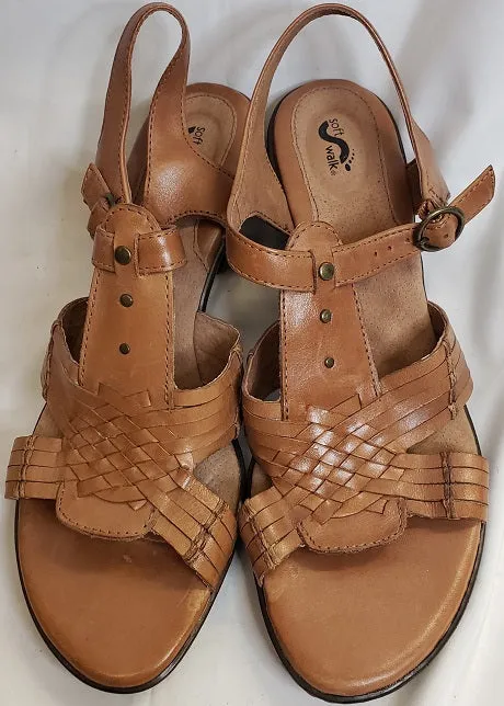 Autumn Breeze Holiday Mood 3" Roseto -- Women's Dress Sandal -- Cognac