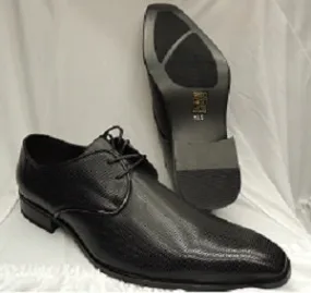 Gordon --  Men's Dress Oxford  -- Black Textile Quick Wear