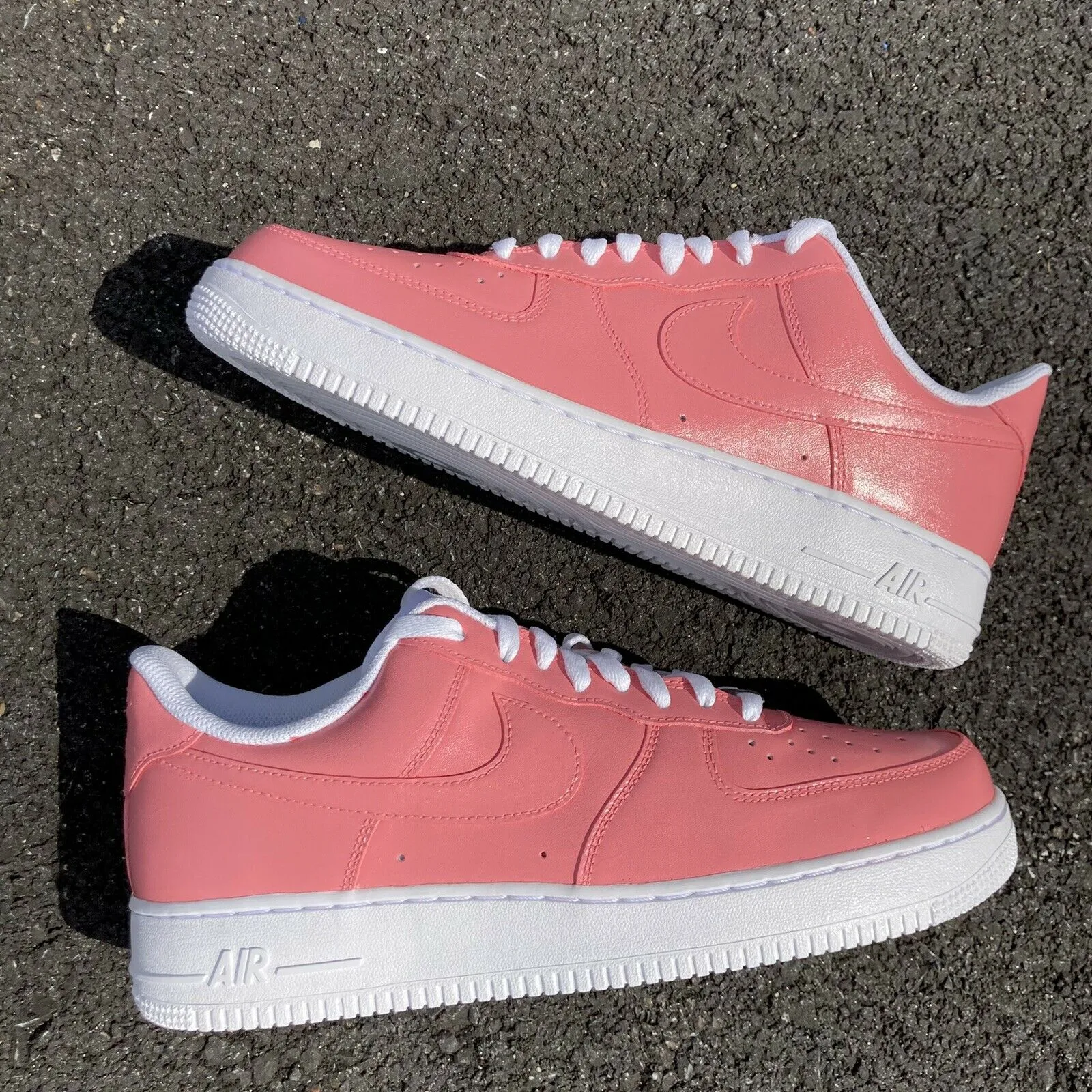 Posture aid Adjustable Air Force 1 Custom Low Petal Light Pink Rose Shoes Mens Women Kids Sizes AF1 Sneakers