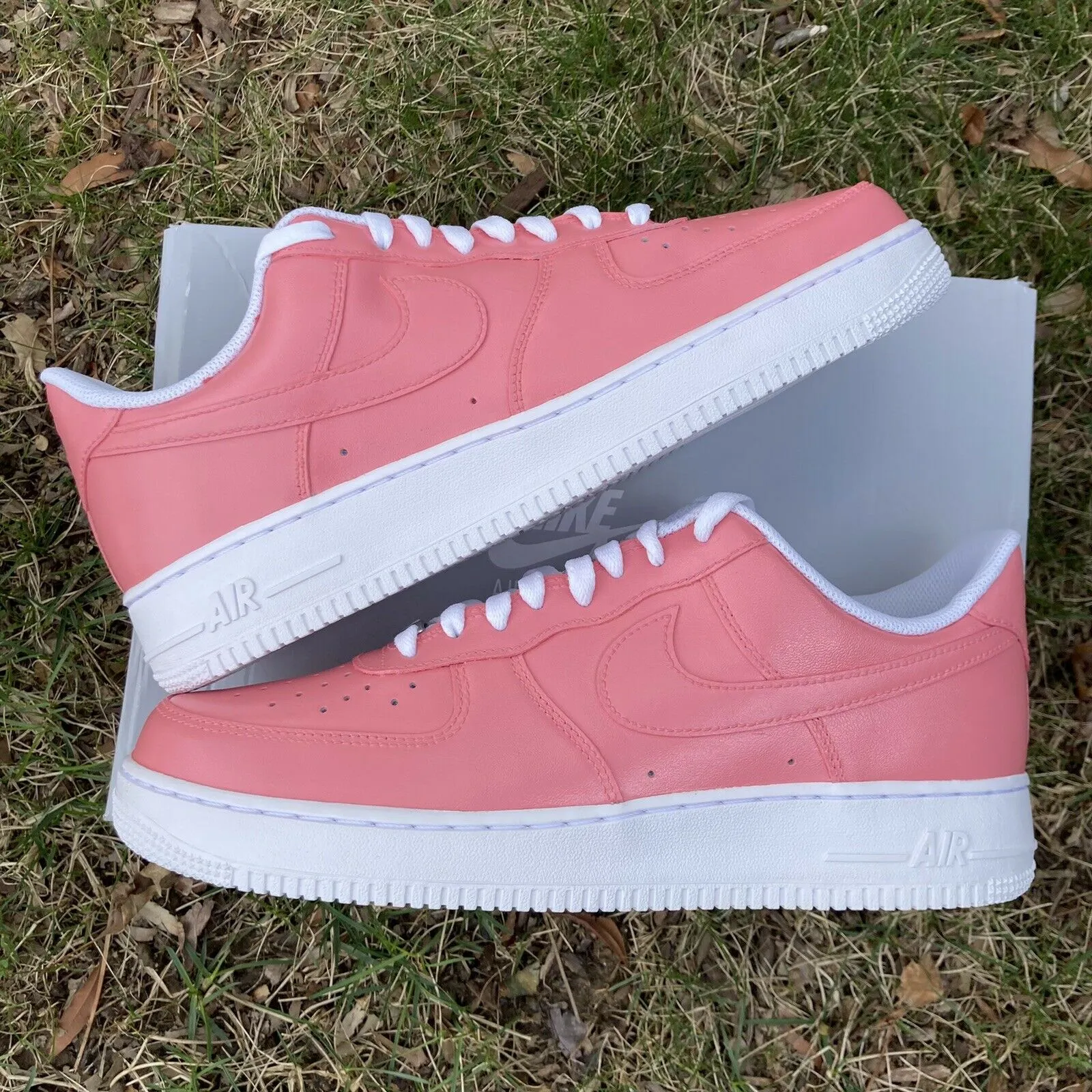 Mono Style Air Force 1 Custom Low Petal Light Pink Rose Shoes Mens Women Kids Sizes AF1 Sneakers
