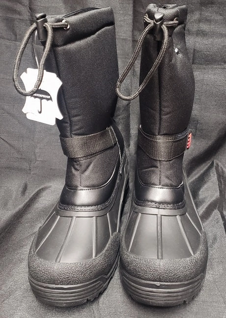 orthopedic Cruz -- Men's 10" Waterproof Pull-On Boot -- Black