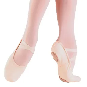 Weekend Casual Work Ready Quinn -- Stretch Canvas Split Sole Ballet -- Light Pink