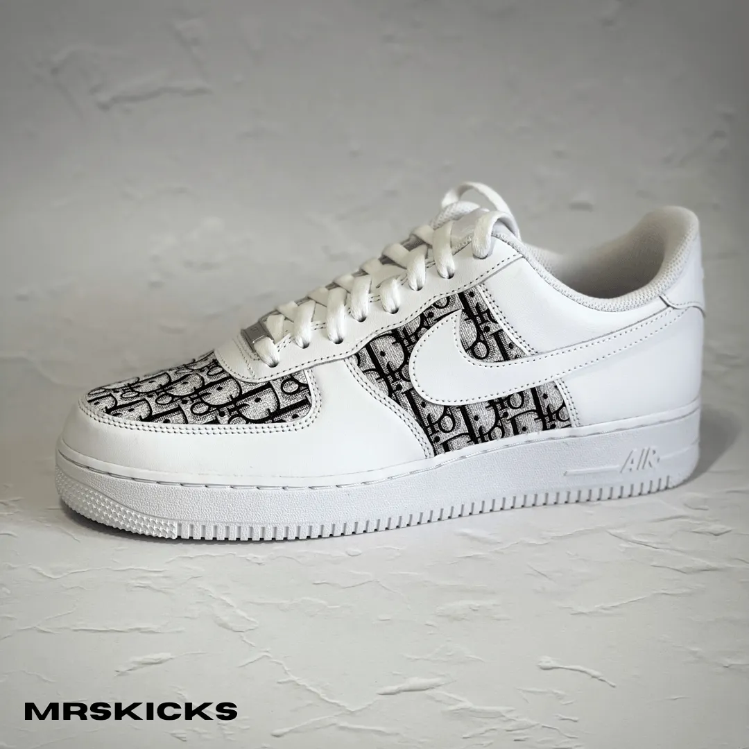 Step Free Power Grip Custom White CD Airforce 1