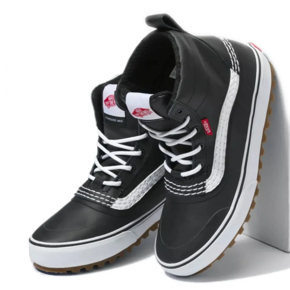 Resort Mood Mix Hue Vans Standard Mid MTE Boot in Black/White