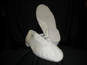 Smooth Soles Henri -- Men's Full Sole Jazz Oxford -- White