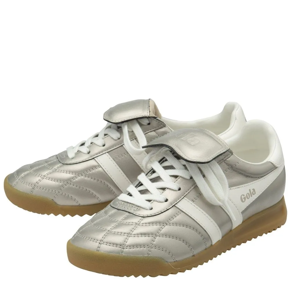 Slim Line Track Run Gola Classics Women's Stadium '86 in Champagne/Off White