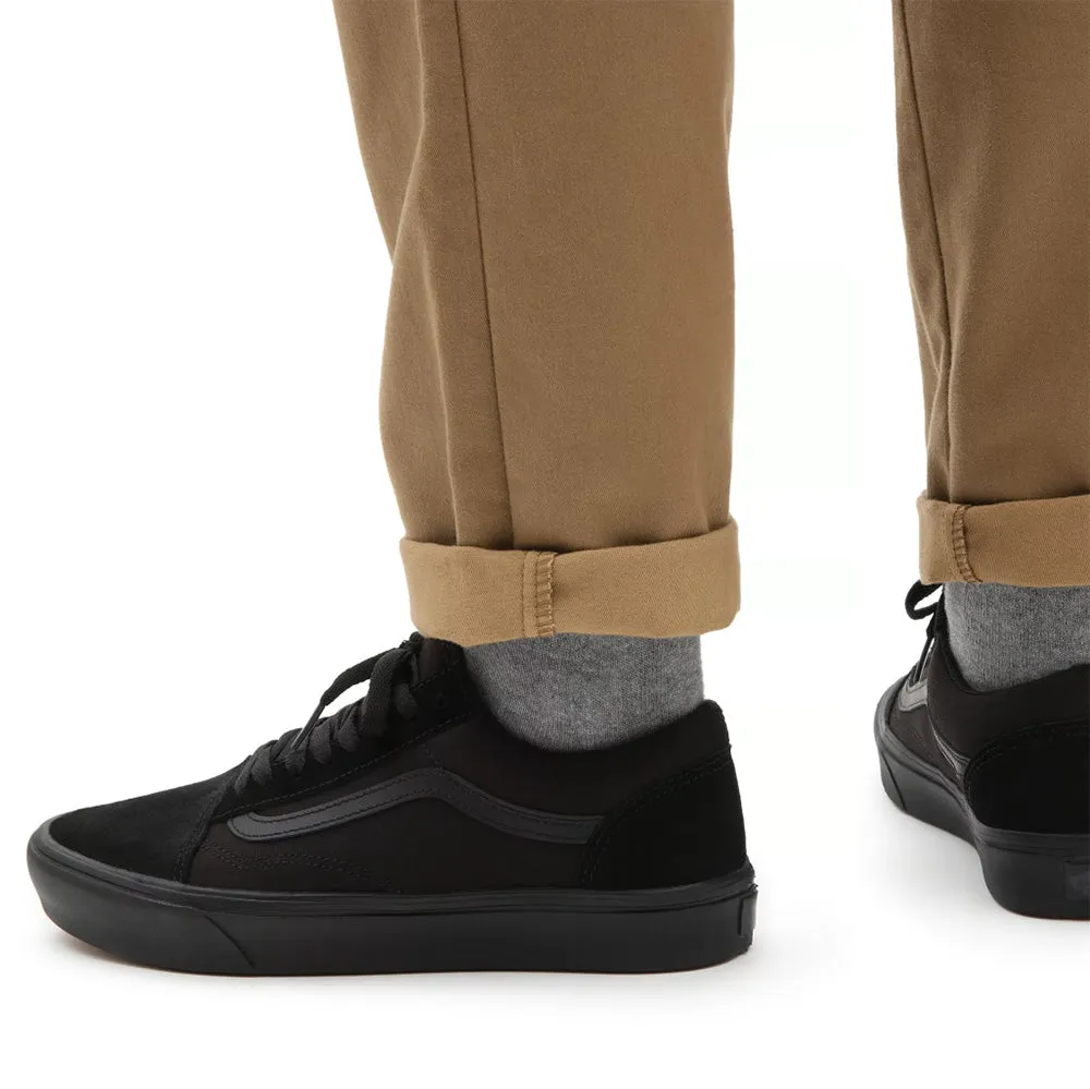 Color Play Denim Cool Vans ComfyCush Old Skool in Black/Black