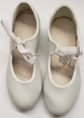 Yazmine Jr. -- Children's Economy Tap Oxford -- White Foot Glow Cool Tone