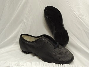 Chic Fit All Day Leather Jarvis -- Women's Full Sole Jazz Oxford, Suede Sole -- Black