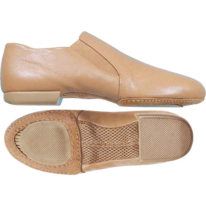 Javier -- Split Sole Jazz Slip-On -- Caramel Fitness Vibe