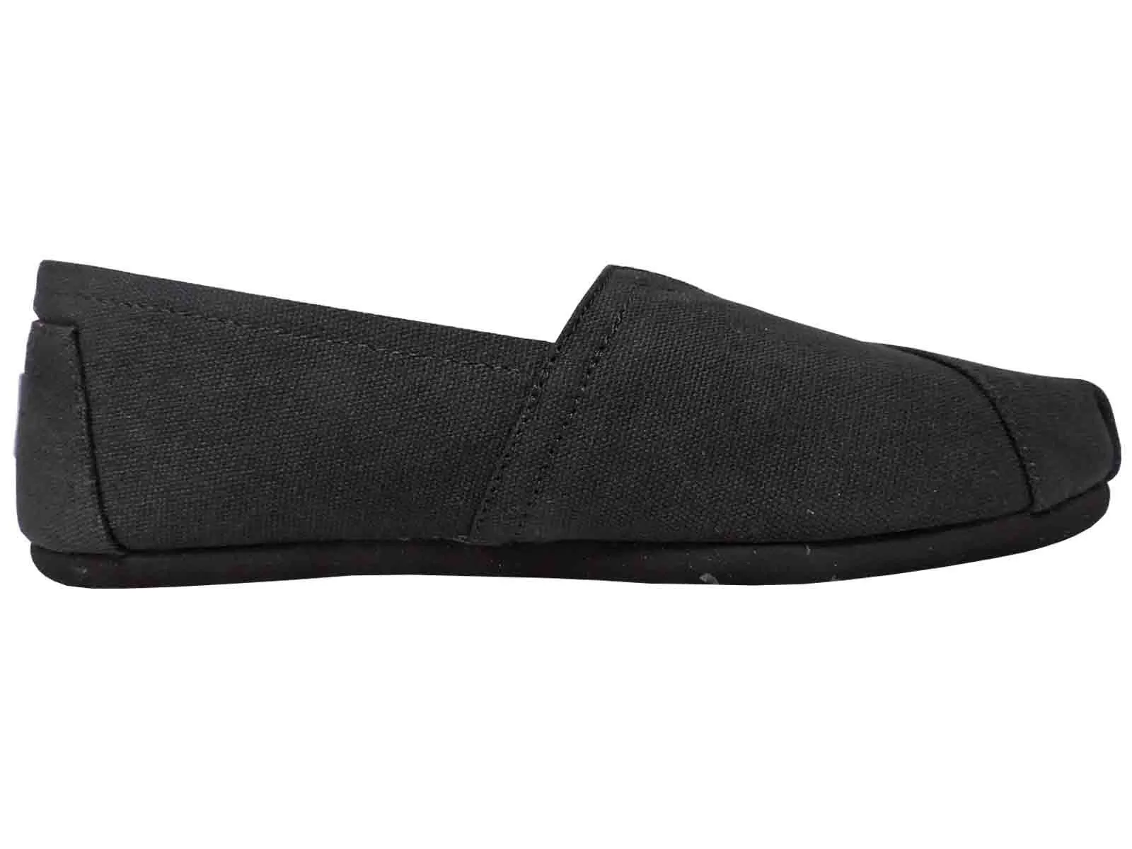 Toms Women's Classic Canvas Black / Black Height Plus Clean Step