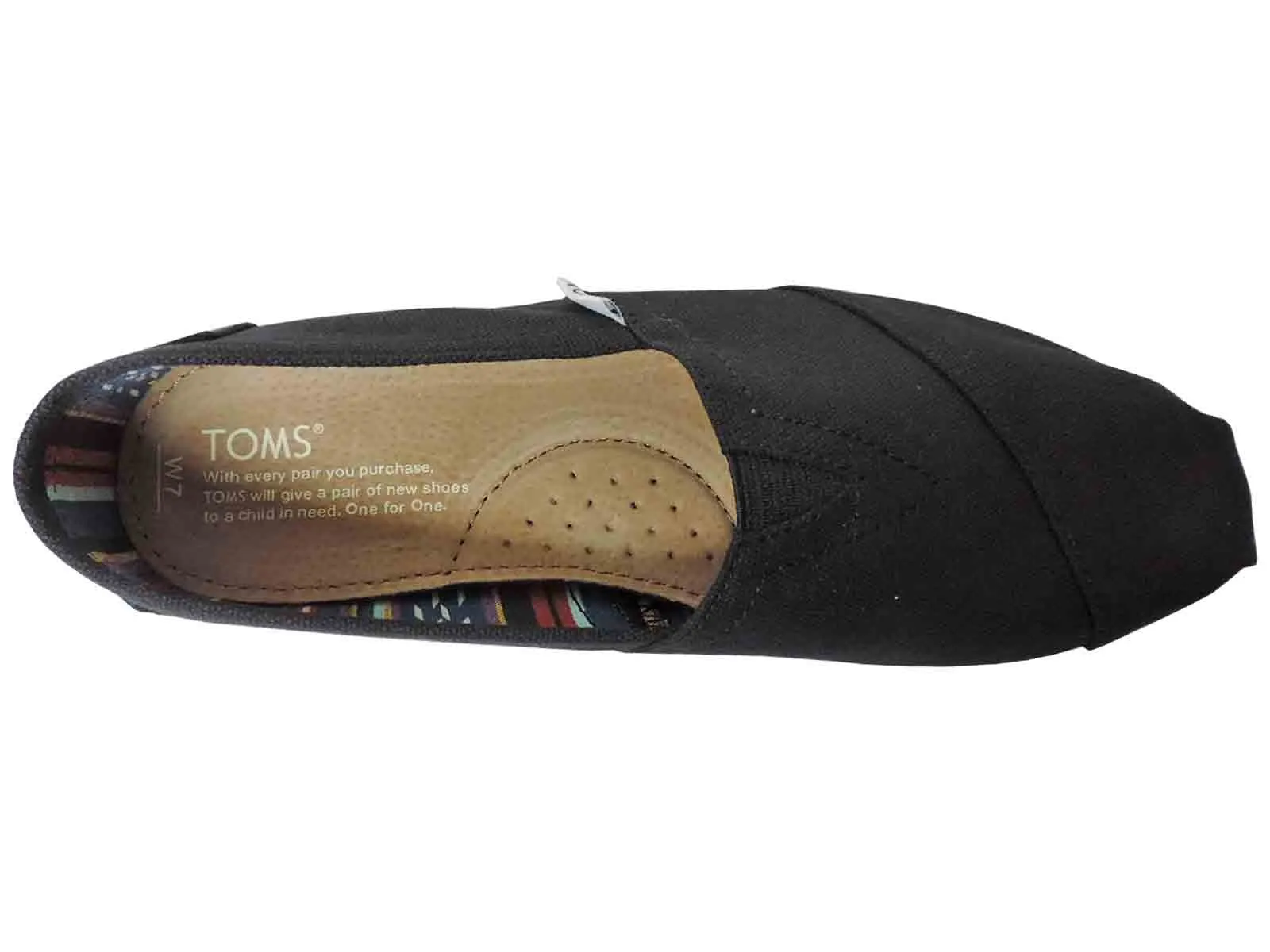 Toms Women's Classic Canvas Black / Black London Cool Dock Easy