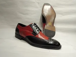 Angel Mood Killian -- Men's Dress Oxford -- Black/Red