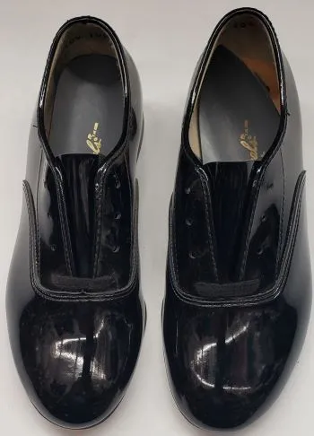 Travel Ready Quick Office Style Cirilo -- Boy's Character Oxford -- Black Patent