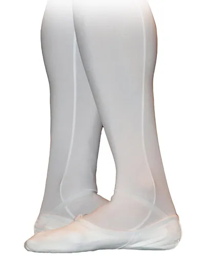 Lam Pro -- Canvas Split Sole Ballet -- White Flexible Sole Match Fit