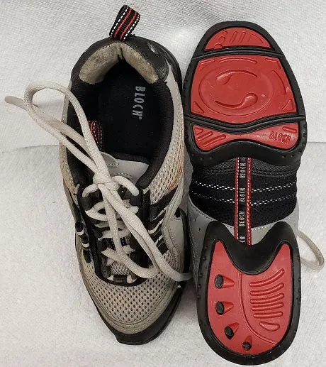 Leonard -- Split Sole Dancesneaker -- Grey Style Base Swim Edge